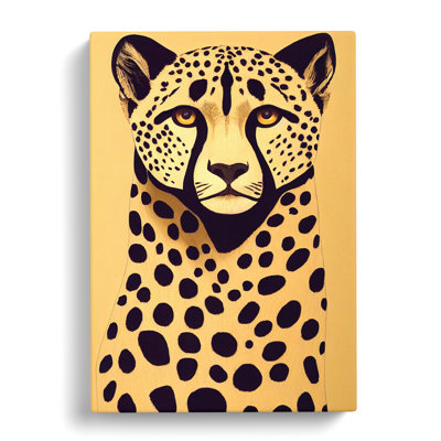 CAN-V0523-425X Cheetah Scandinavian - Wrapped Canvas Print