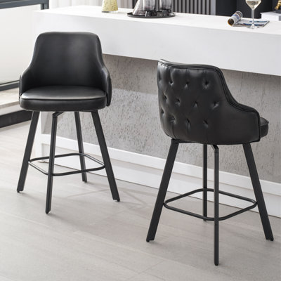 Bar Stools Swivel High Back Bar Height Bar Stools