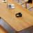 Brown Rectangular Solid Wood Dining Table-1804949258