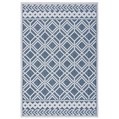 Martha Stewart Indoor Outdoor Performance Machine Washable Geometric Indoor/Outdoor Area Rug