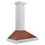 ZLINE 36 in. Convertible Stainless Steel Range Hood with Copper Shell and Handle (KB4STX-C-36)