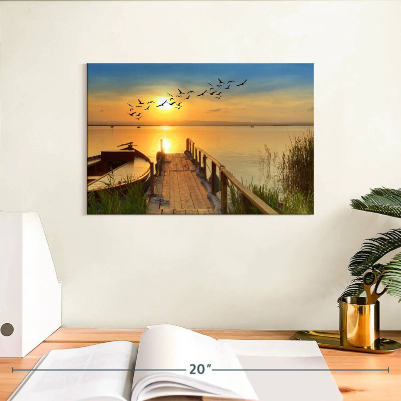 Mehar Fishing Dock, 8" H x 12" W