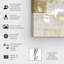 Abstrait fraîchement peint, gris glamour - Peinture-55728791-55728793