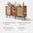 Mid-Century Modern Walnut Solid Wood Sideboard