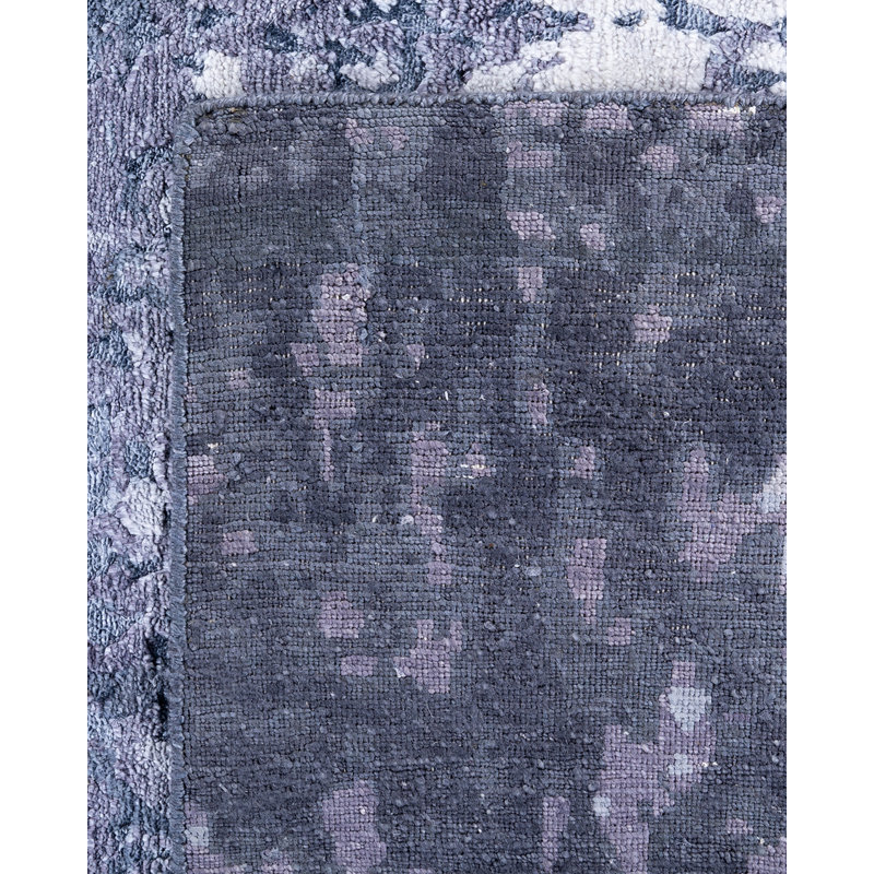 Overdyed One-of-a-Kind Rectangle 8'2" X 9'10" Hand Knotted Area Rug