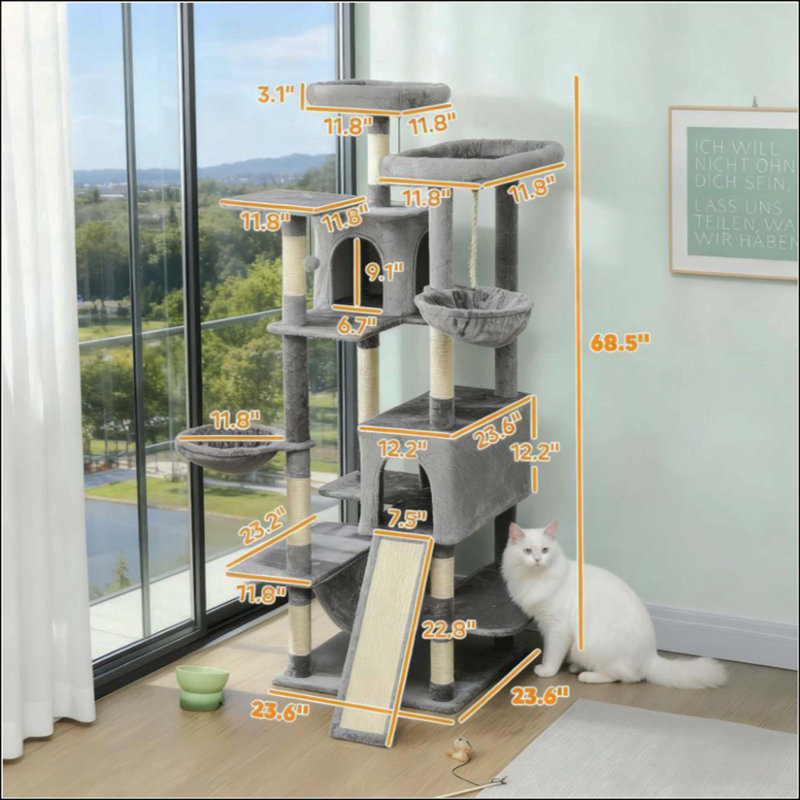 Arbre à chat multi-niveaux
