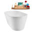 1491mm x 749.3mm Soaking Acrylic Bathtub-695092530
