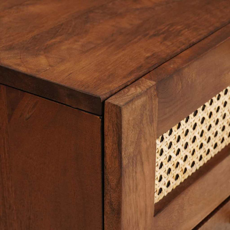 40cm W Solid Wood Bedside Table