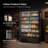 Yeego 27.1 Cu. Ft. Commercial Beverage Refrigerator, Glass Door Display Merchandiser Cooler for Retail Stores