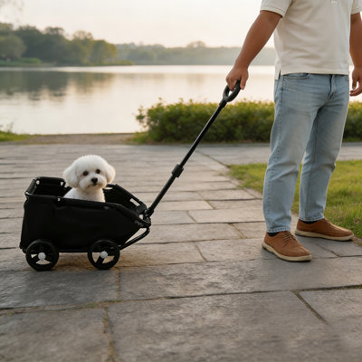 Folding Pet Stroller, Dog Cart