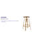Industrial Style Barstool with Swivel Lift Adjustable Height Seat-1128355355