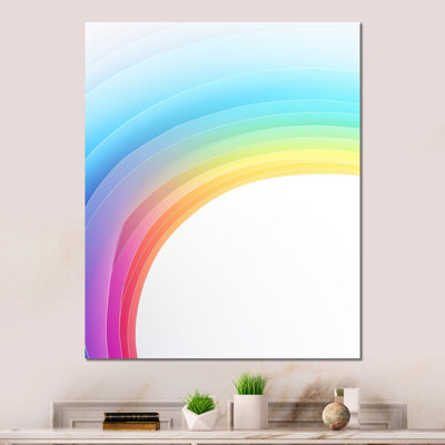 «Rainbow Whispering Spectrum I» sur métal
