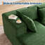 Canapé d'angle modulaire 2 pièces, canapé en chenille en forme de L avec méridienne pour salon-310866352