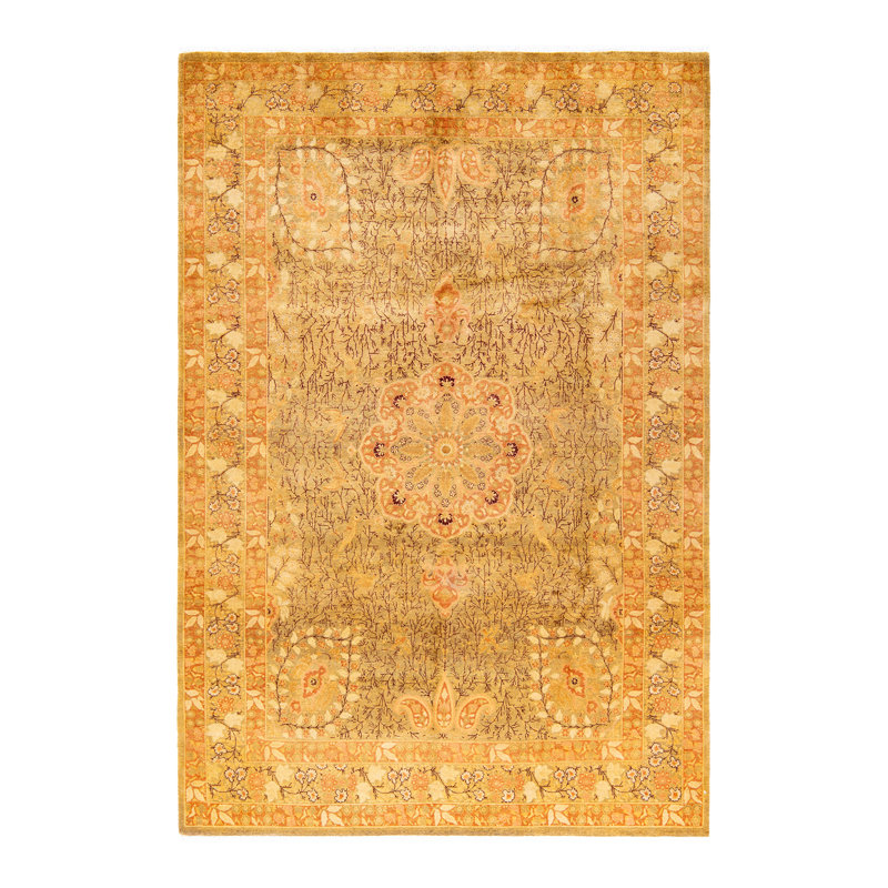 Classic One-of-a-Kind 6' 1" x 9' 0" Hand Knotted Area Rug