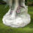 21"H MGO Angel Garden Statue with Birdfeeder