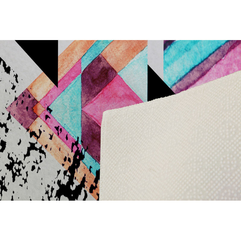 Geometric Indoor Rug, Rectangle 3'3" x 4'11"