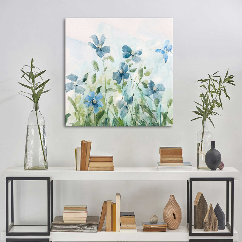 "Happy Dance II" par Sally Swatland, reproduction sur toile, H 18 po x l 18 po x P 1 po
