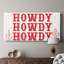 Howdy - Toile tendue avec châssis - Prêt à accrocher-682553447