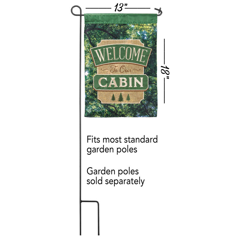 Ekamjeet Double Sided 18'' H x 13'' W Nylon Garden Flag