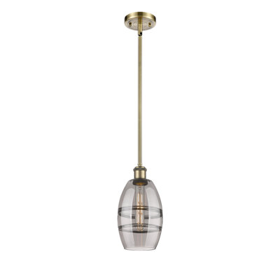 Ballston Bettylou 1 Light Stem Hung Pendant-516-G557