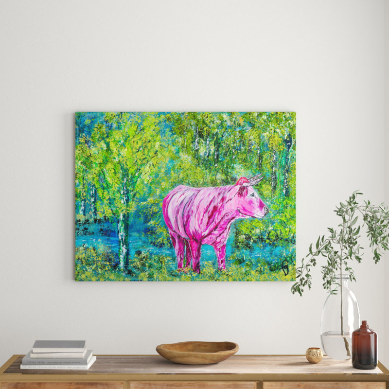 France Gilbert - Wrapped Canvas Painting, 76cm H x 99cm W