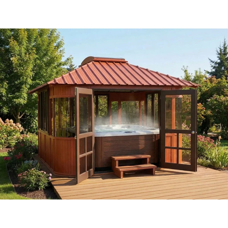 Aspen L 11,5 pi. D Pavillon de jardin en composite Ultrawood