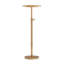 Meraux Antique Brass Adjustable Height Accent Table