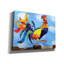 «Colorful Rooster» par Artpoptart, art mural sur toile, 24 po x 20 po-101649703