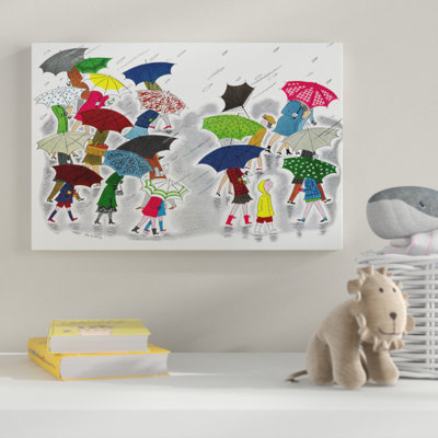 Rainy Day - Wrapped Canvas Print