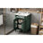 24" Bathroom Vanity With 2 Doors And Tip-Out Drawer, Bathroom Storage Cabinet With Sink, Soft-Closing Doors With Organizers-2050871219