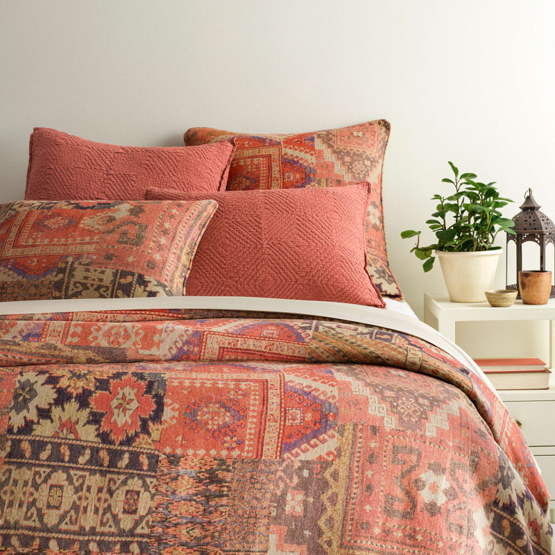 Kerala Spice Matelasse Sham, Euro