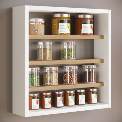 Quantrez Wood Spice Rack