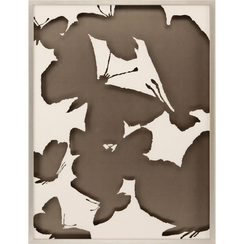 Monochrome Flutter II Painting by Loreth