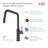 KIBI Macon Pull Down Kitchen Faucet-41659822-48024392