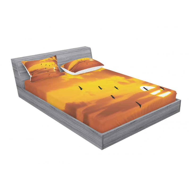 Microfiber Sheet Set, Full Sheet Set with Fitted Sheet