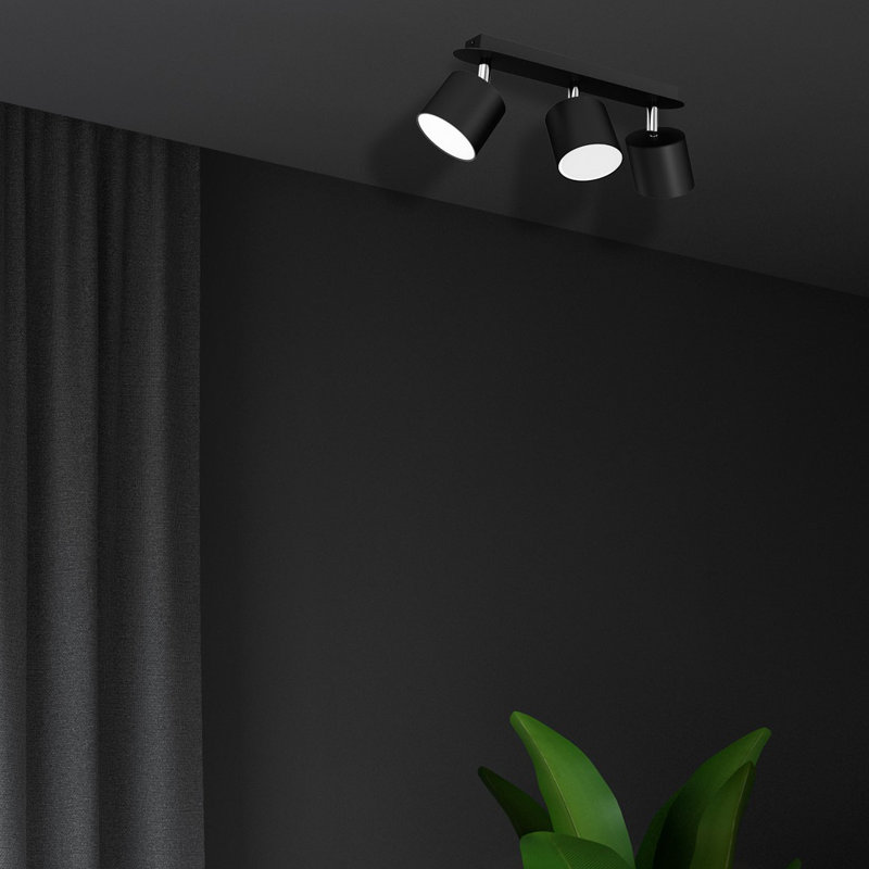 Semi Flush Mount, Black