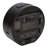 4-Inch Round Black Atomic Analogue Alarm Clock