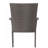 PE WICKER STACKING CHAIR,2PCS