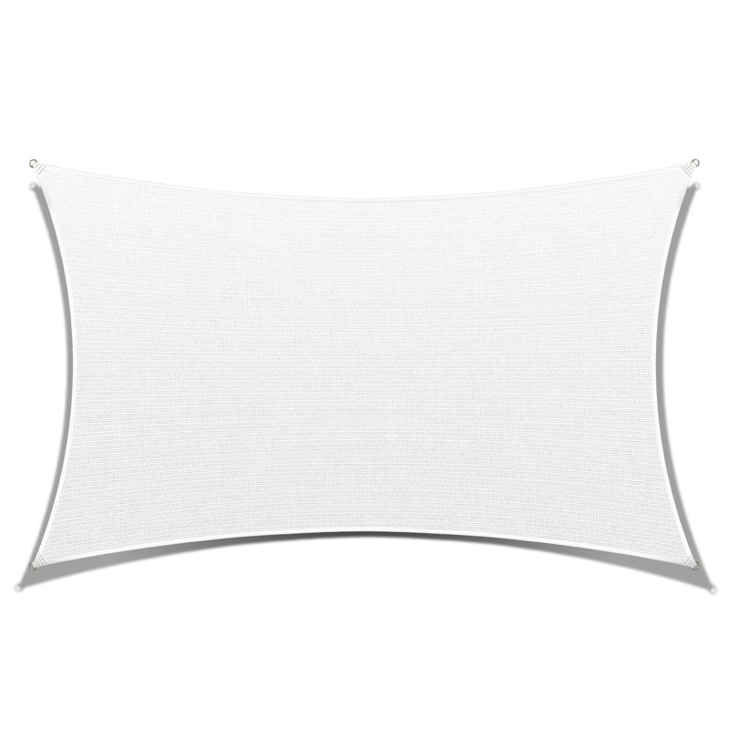 Voile d'ombrage Amgo, Blanc, 12 ft. x 20 ft.