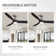 60'' 3 - Blade Dimmable Ceiling Fan With LED Light & Remote Control