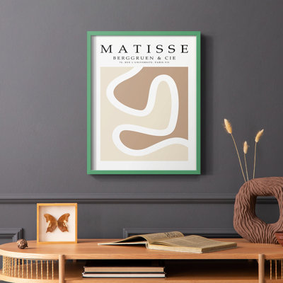 Matisse CVI, reproduction encadrée - bois massif