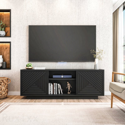 Meuble télé moderne pour téléviseur de 70 po ou moins