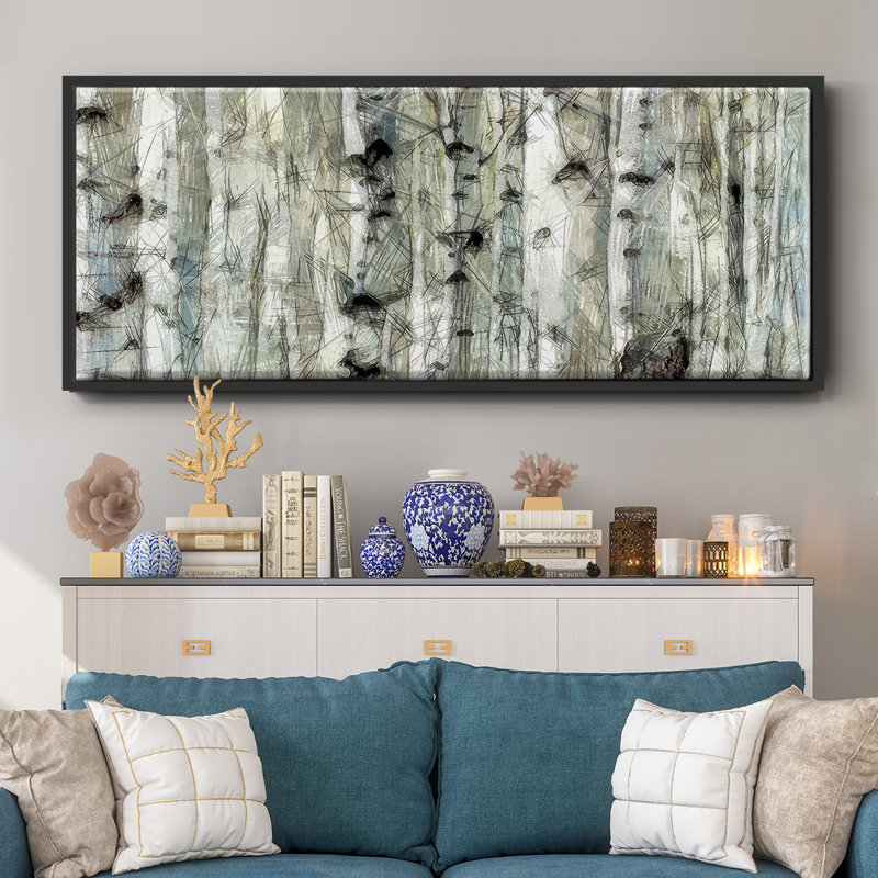 Birch III- Framed Canvas
