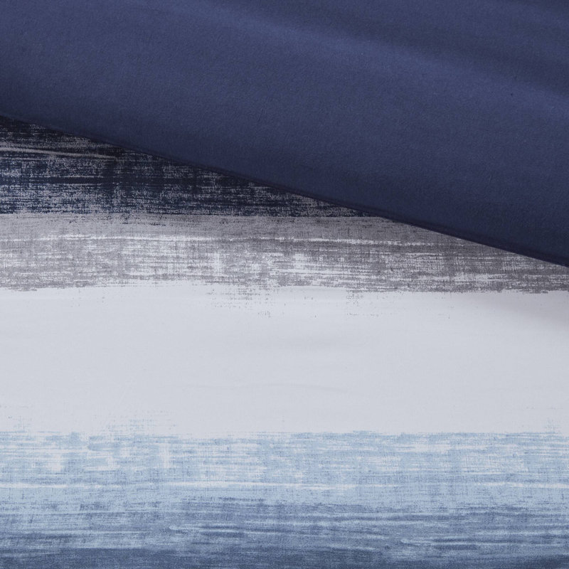 de literie pour grand lit 1 pièce, microfibre ultra-douce, motif à rayures moderne pour le confort de la maison