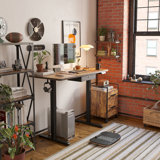 Height Adjustable Standing Desk With Drawer