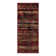 Blakely Geometric Area Rug in Burgundy/Brown/Black