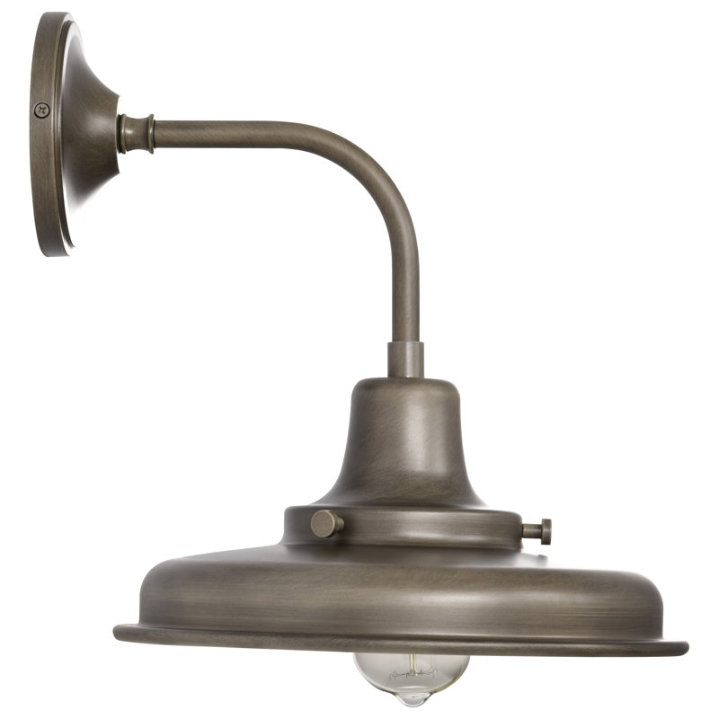 Ander Morris - Lanterne d'extérieur, Bronze, H 13,38 po x l 12 po x P 13,55 po, Bronze brillant
