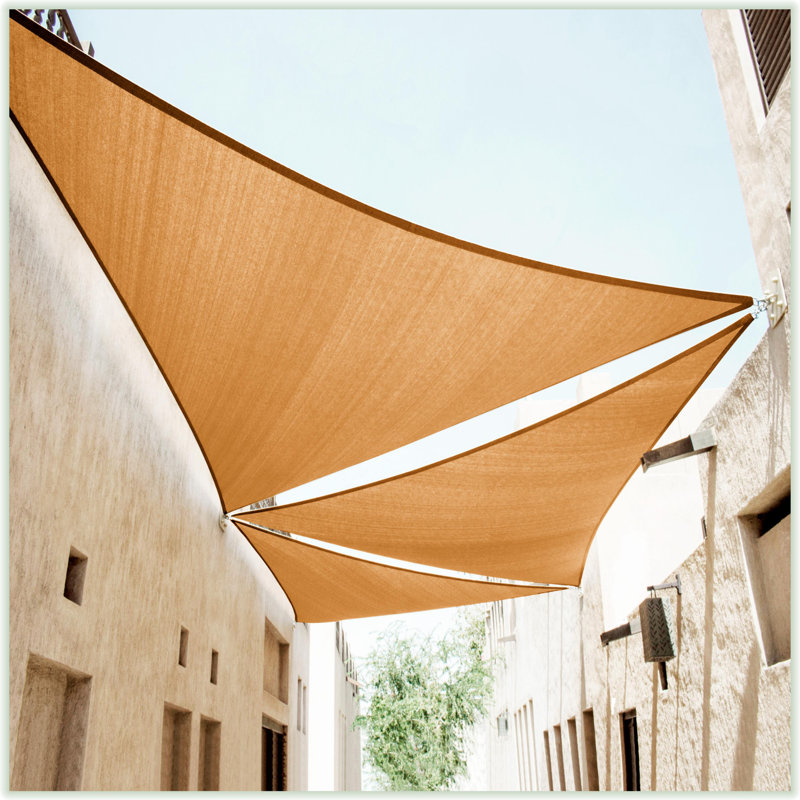 Ensemble de voilure avec cordes et treuil Colourtree, Beige sable, 22 pi x 22 pi x 22 pi