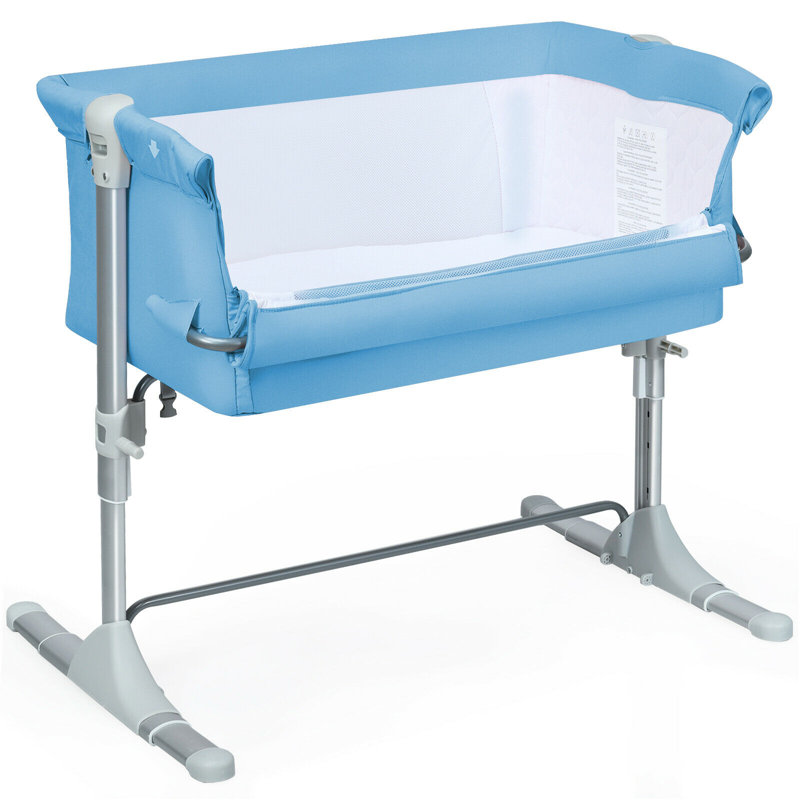 Mauer Bedside Cot, Blue
