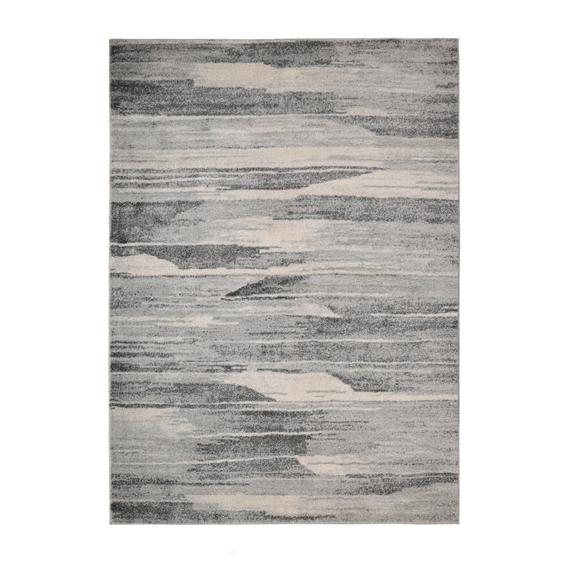 FREYA ABSTRACT GREY , Rectangle 120 x 170cm